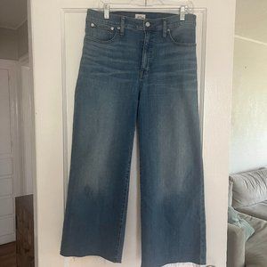 J.Crew cropped wide leg jeans